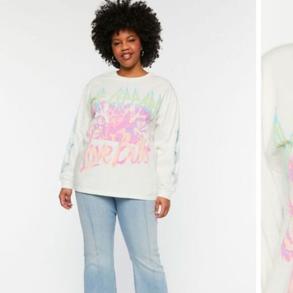 Def Leppard by Goodie Two Sleeves Graphic Band T-Shirt Size Small Embellished - Picture 7 of 7